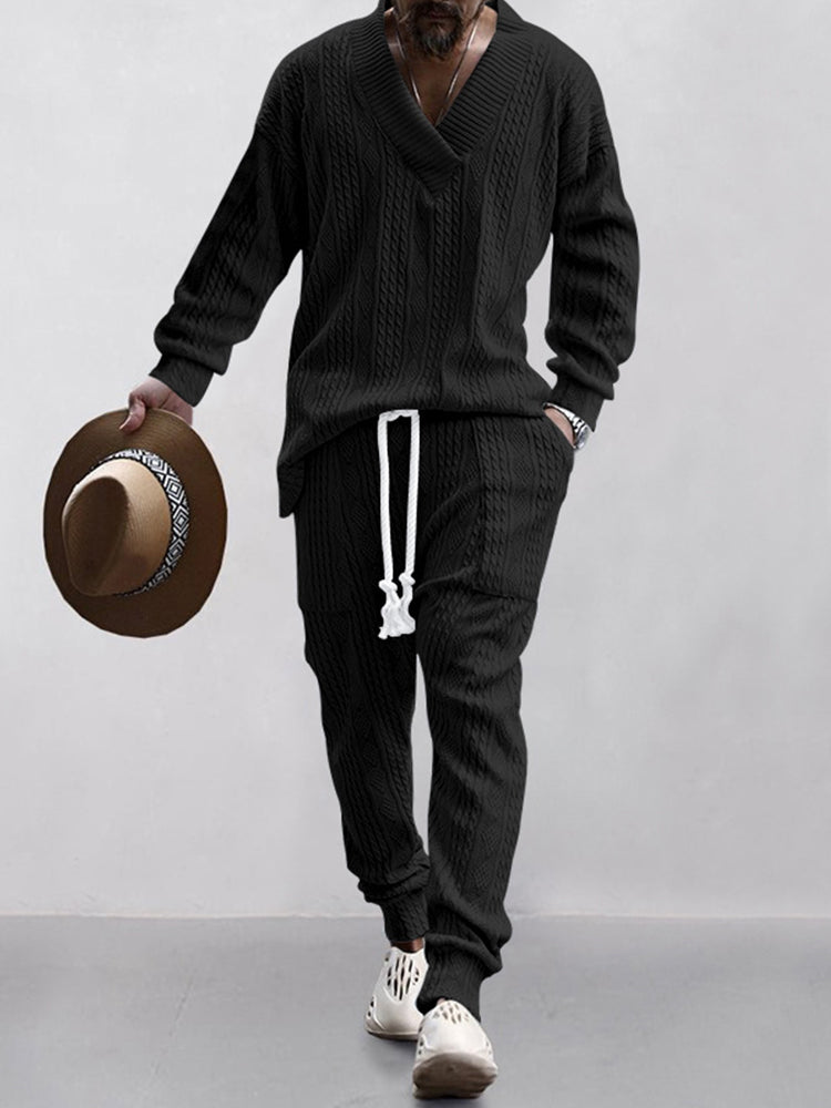 Set jacquard con cavo Athleisure