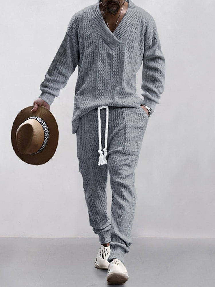 Set jacquard con cavo Athleisure