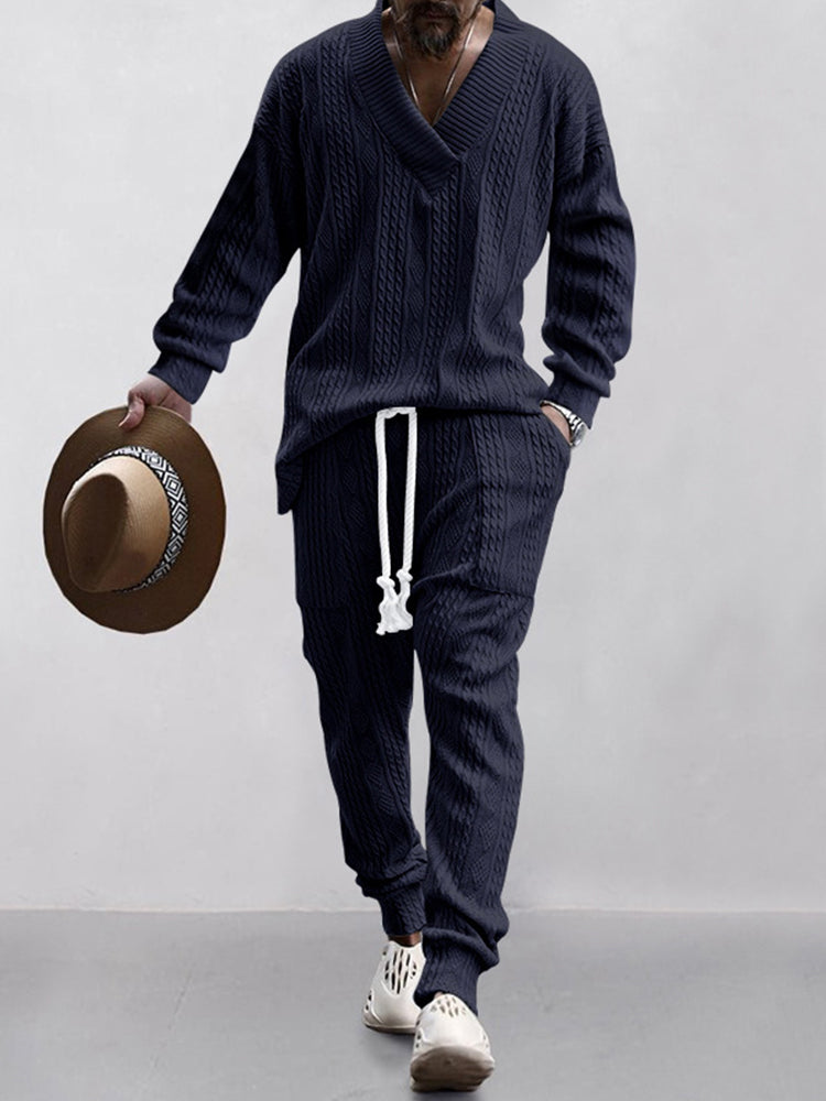Set jacquard con cavo Athleisure