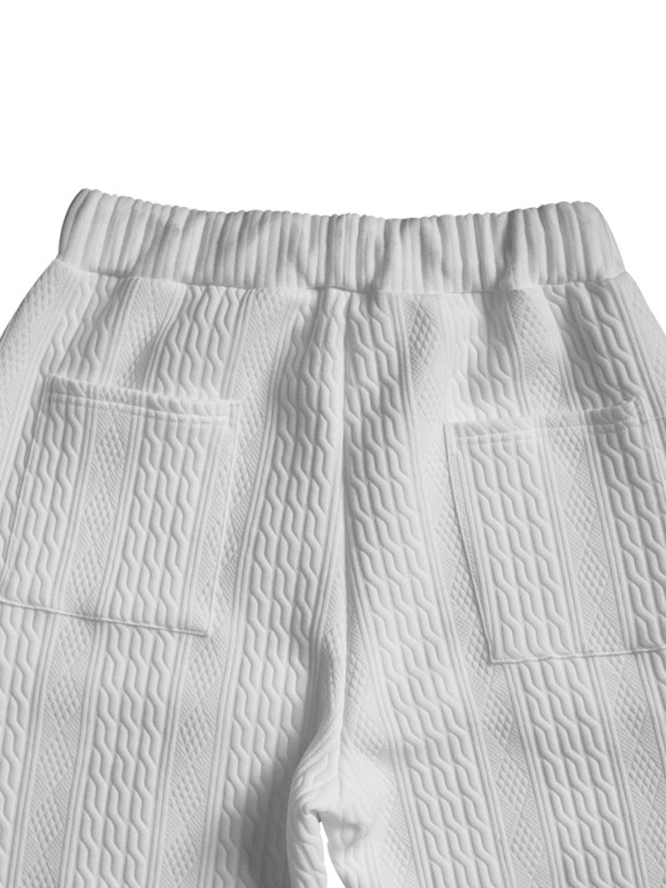 Set jacquard con cavo Athleisure