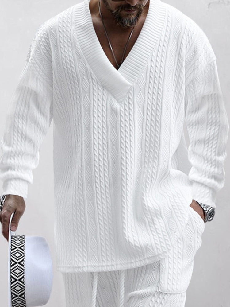 Set jacquard con cavo Athleisure