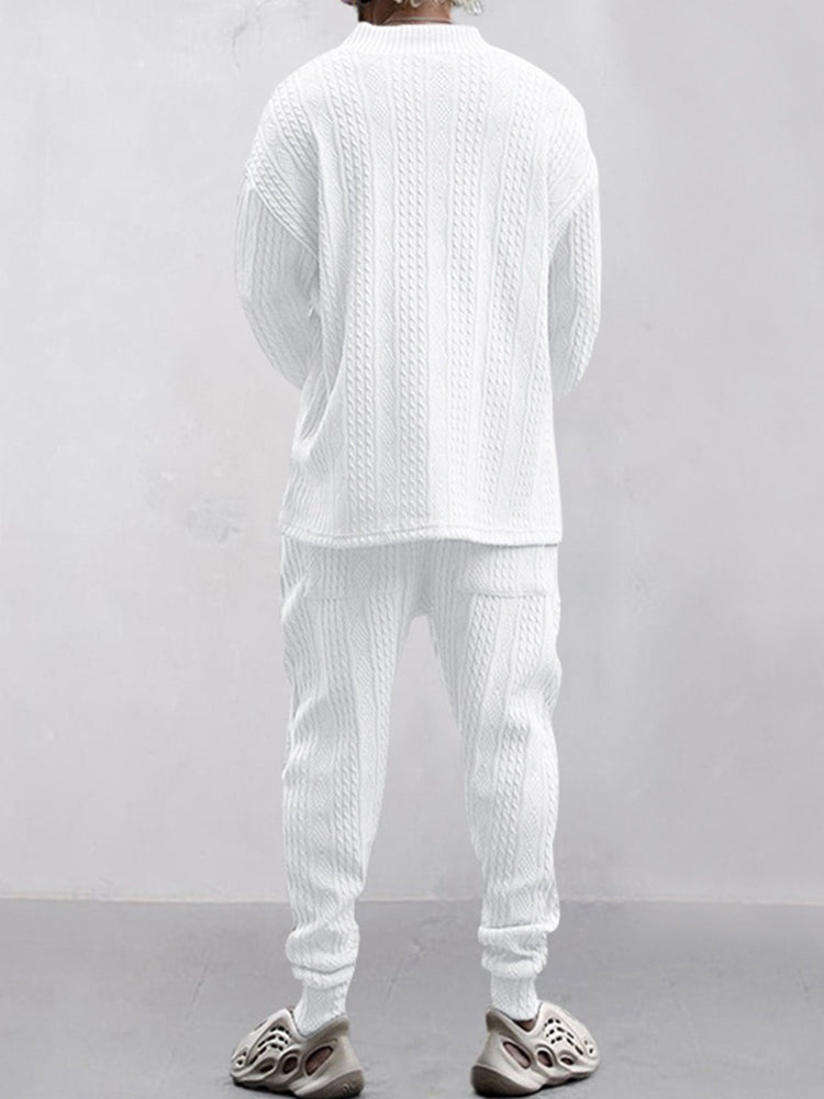 Set jacquard con cavo Athleisure