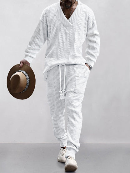 Set jacquard con cavo Athleisure